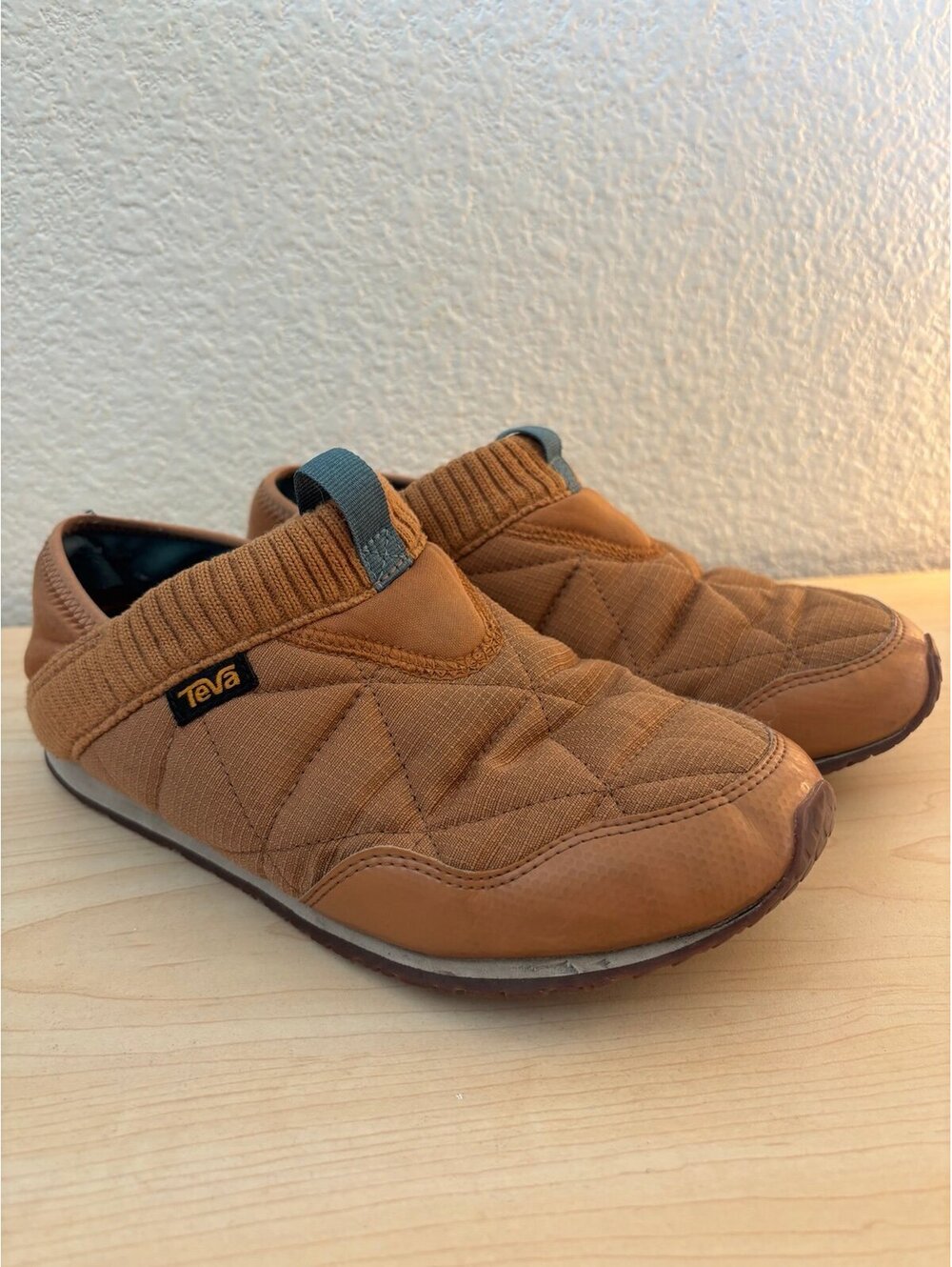 TEVA PECAN EMBER MOC SUEDE SHEARLING WOOL SNEAKER SHOES, WOMEN US 6/ EUR 38